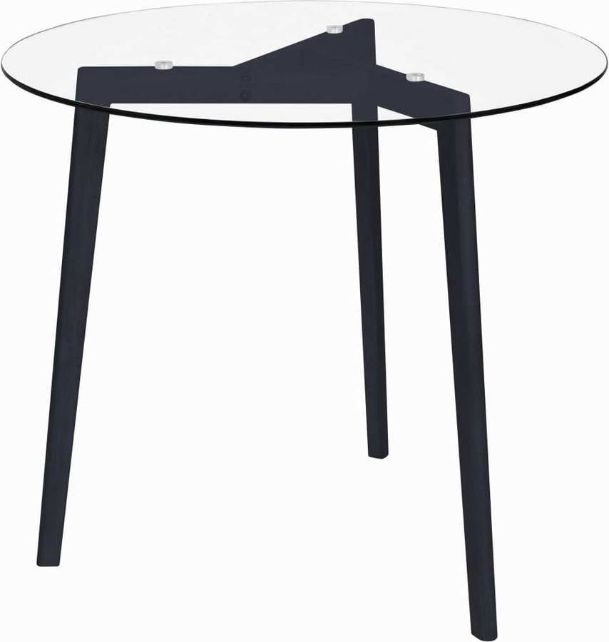 Mesa de Comedor VIDAXL 322782 (Transparente - Cristal - 80 x 72 cm)