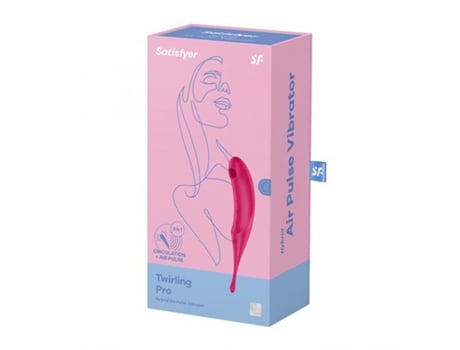 Satisfyer Twirling Pro Estimulador y Vibrador Rojo 1ud