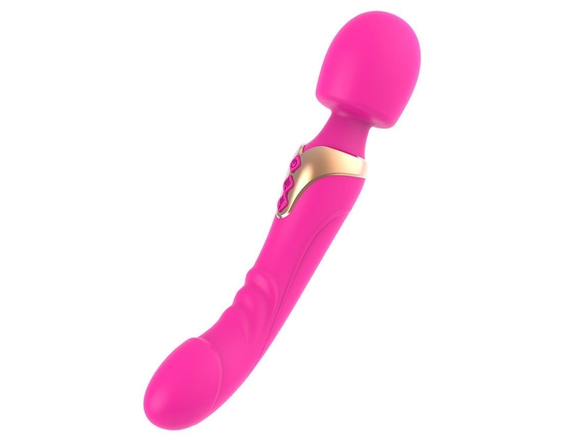 Vibrador de silicona de doble motor Varita de gran tamaño Masajeador de  punto G Juguete sexual (Rosa) ENZONS | Worten.es