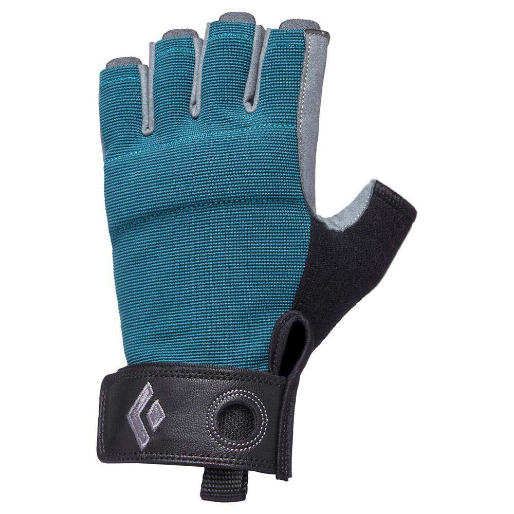 Guantes Para Mujer black diamond crag azul montaña l womens halffinger gloves de escalada