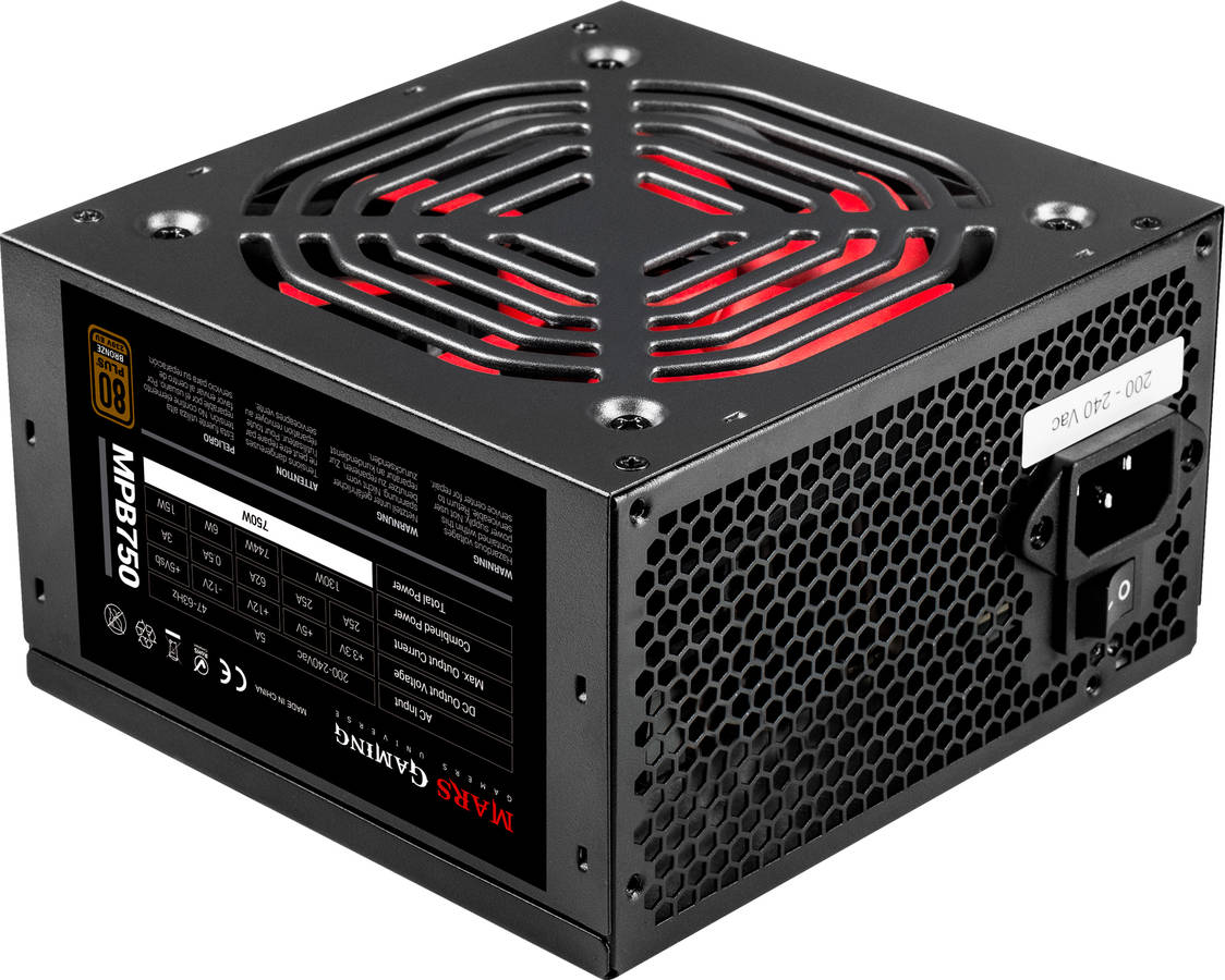 Fuente de Alimentación MARS GAMING MPB750 750 W