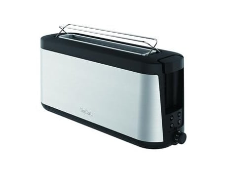 Tefal Tl4308 Mini Horno 2 Rebanadas 1000 W Negro Acero Inoxidable