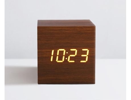 Despertador Digital de Madera con Leds SLOWMOOSE[N]