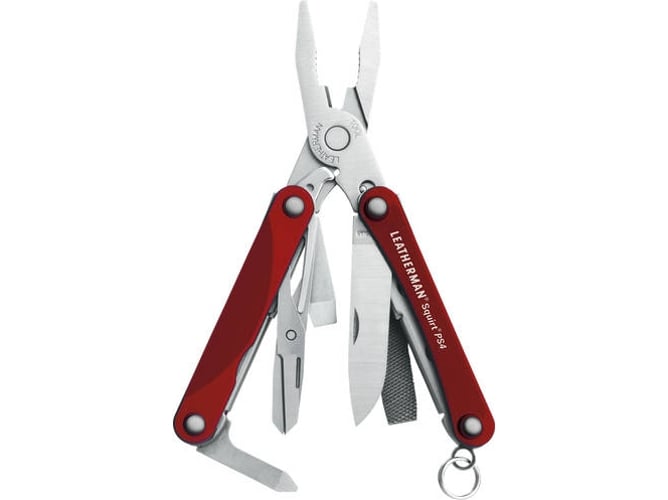 Leatherman 831227 Squirt ps4 multiherramienta unisex rojo talla herramientas