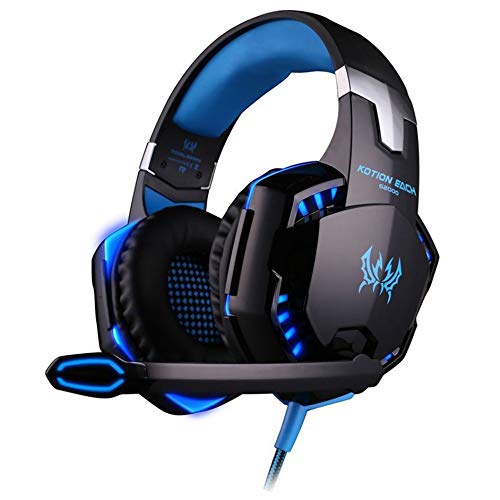 Auriculares Gaming KLACK Universal (Over Ear - Micrófono - Azul)