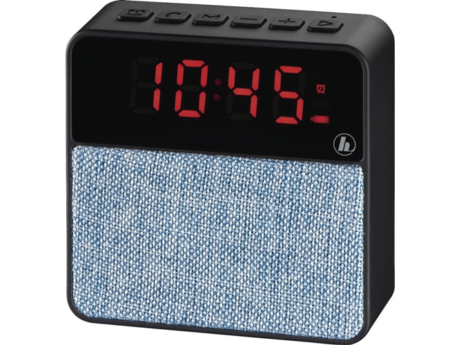 Rádio Despertador HAMA 173169 (Azul - Digital - Função Snooze - Pilhas e Corrente)