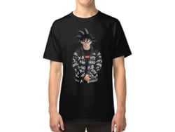 Camiseta ROCKINSTONE Goku Drip Algodón para Hombre (2XL)