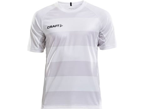 Camiseta de Hombre para Fútbol CRAFT Progress Graphic Gris Blanco (S)