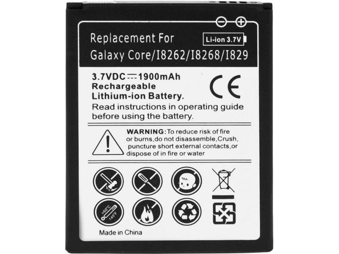 Batería AVIZAR Samsung Galaxy Core Plus B150AE (1900 mAh)