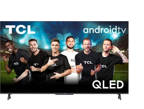 Tcl Qled 55c725 android tv 55 smart resolución 4k hdr pro multiformat game master sonido onyko dolby atmos google assistant compatible con alexa brushed silver metal front televisor pulgadas hdr10+ 140