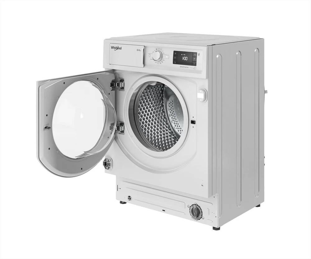 Lavasecadora Integrable WHIRLPOOL BI WDWG 861484 EU (6/8 kg - 1400 rpm - Blanco)