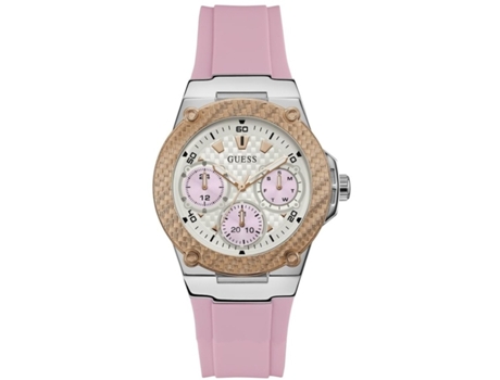 Reloj GUESS Mujer (Silicona - Rosa)