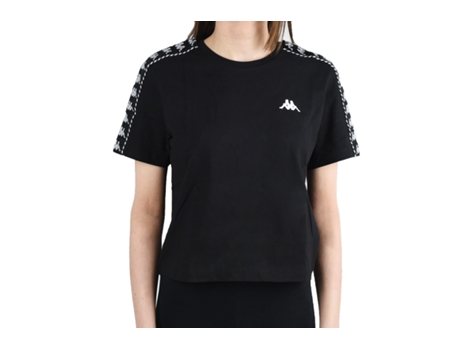 Camiseta KAPPA Mujer (Algodón - Negro - S)