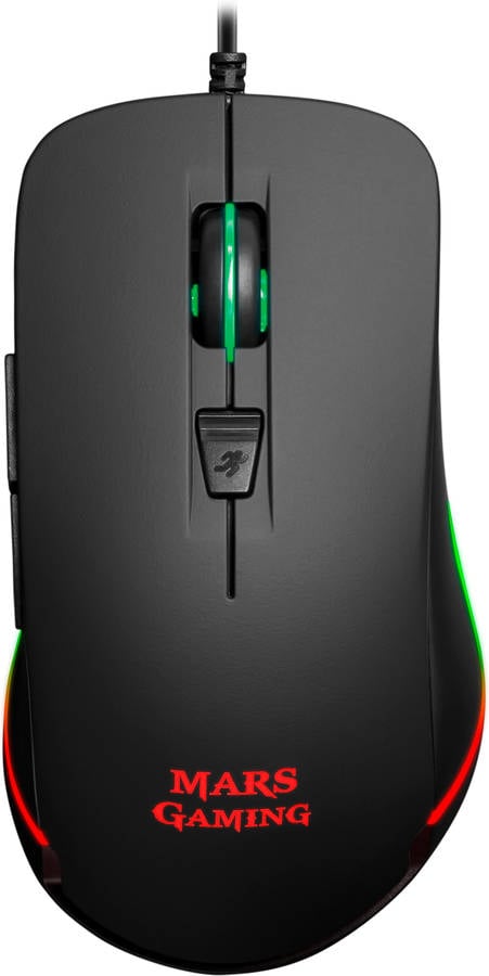 Ratón Gaming MARS GAMING Mm118 (9800 dpi - Negro)