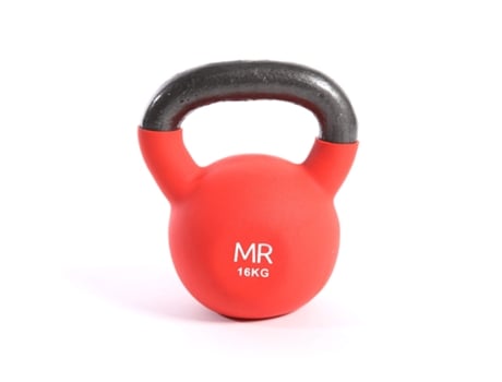 Kettlebell REBECCA MOBILI hierro fundido neopreno rojo 16 kg