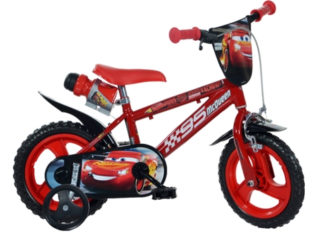 Bicicleta CARS Rojo (Edad Minima: 3 años - 12")