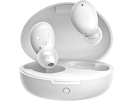 Auriculares Bluetooth True Wireless QCY T16 TWS (In Ear - Micrófono - Noise Cancelling - Blanco)