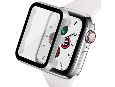 Carcasa de Reloj SLOWMOOSE de Metal para Apple (Plateado - 38 Mm)