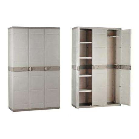 Armario 3 puertas titanium 9201 beig