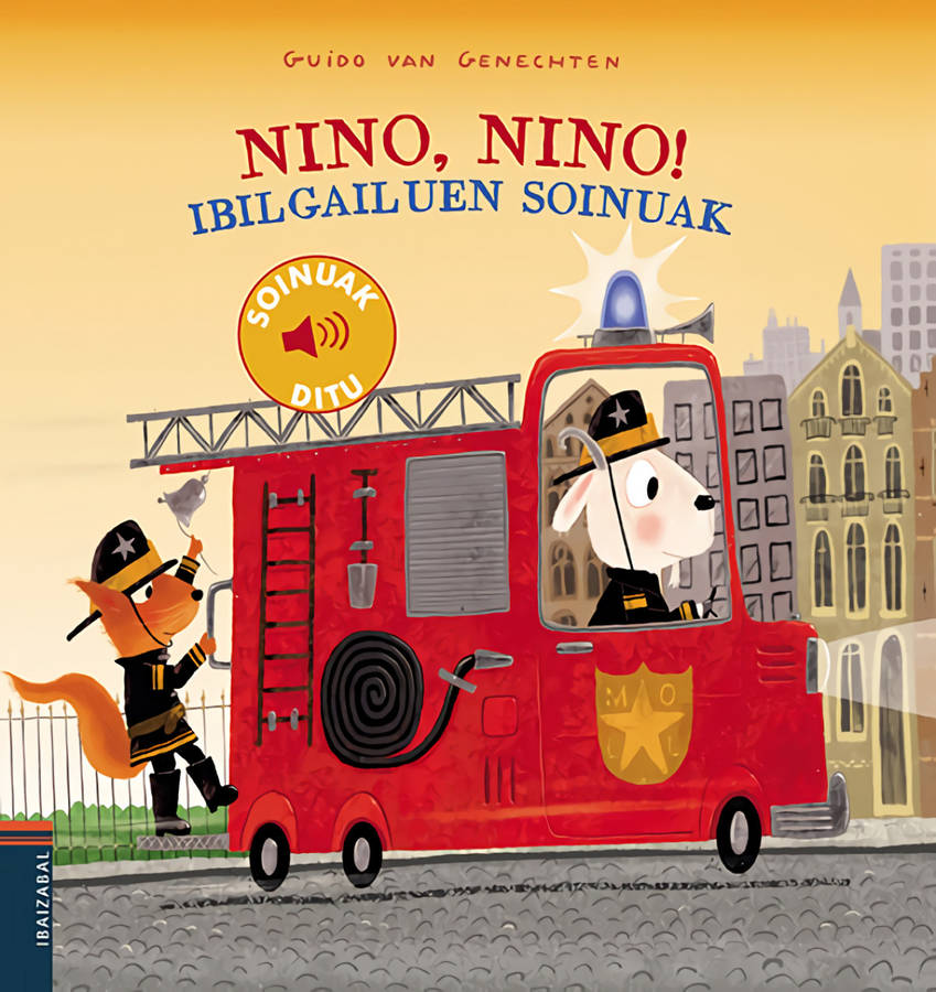 Libro Nino, Nino! Ibilgailuen Soinuak de Guido Van Genechten (Euskera)