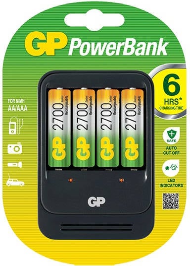 Cargador de pilas GP BATTERIES PB570