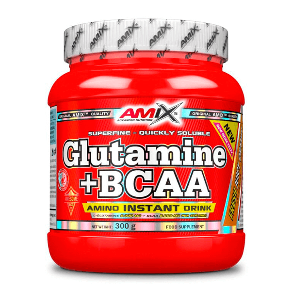 Complemento Alimnetar AMIX Glutamine + BCAA (300 G)