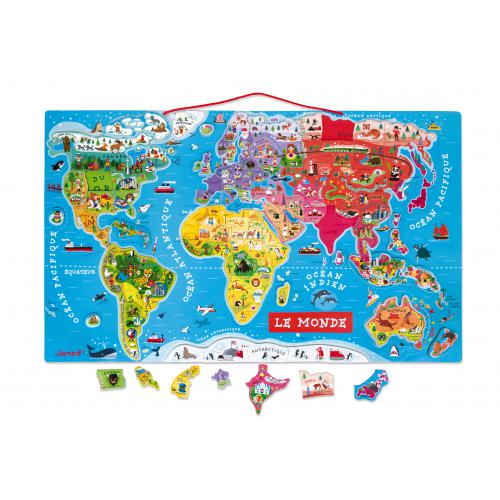 Puzzle Magnético JANOD World (92 Piezas)