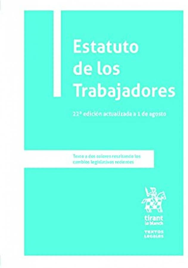 Estatuto De Los trabajadores 22ed. libro varios autores español