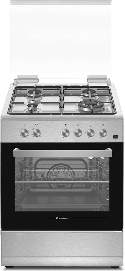 Cocina CANDY CGG 655 SI/E (55 L - Gas Natural - Inox)