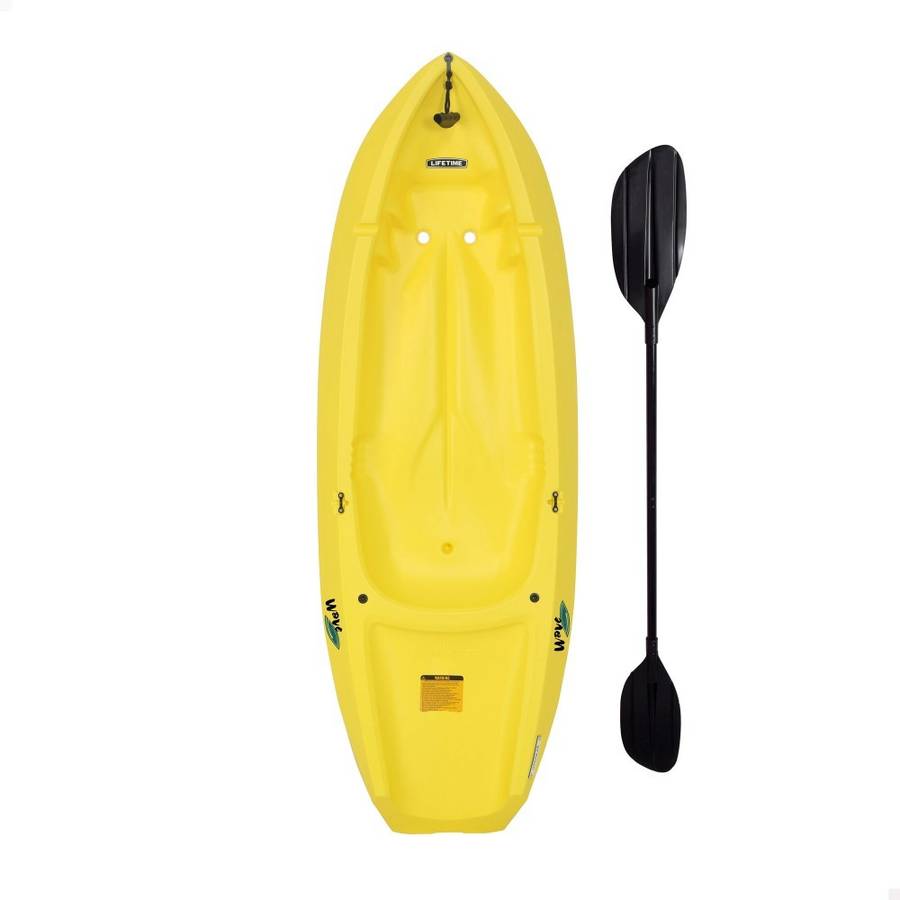 Kayak Rígido LIFETIME Amarillo con Remo Youth