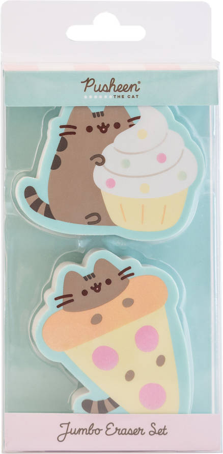 Grupo Erik Goma de borrar pusheen pack set para la vuelta al cole papeleria producto con licencia oficial gom054 2