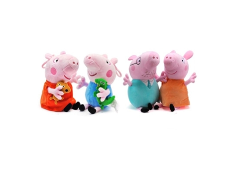 Muñecos de Peluche de Dibujos Animados 19Cm 4 Piezas Sin Caja