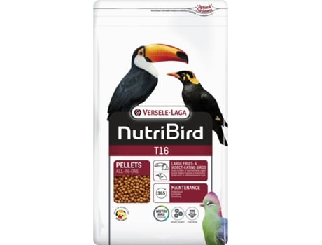 Ración para Pájaros VERSELE LAGA NutriBird T16 (2 kg)