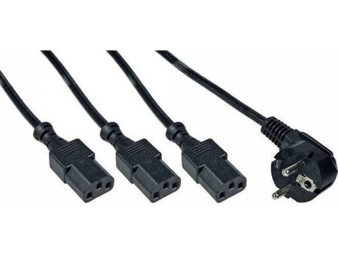 Cable de Alimentación INLINE (5 m - Negro)