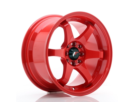 Llanta Japan Racing Jr3 15''X8 Et 25 4X100 4X108 Cb 73,1 Rojo