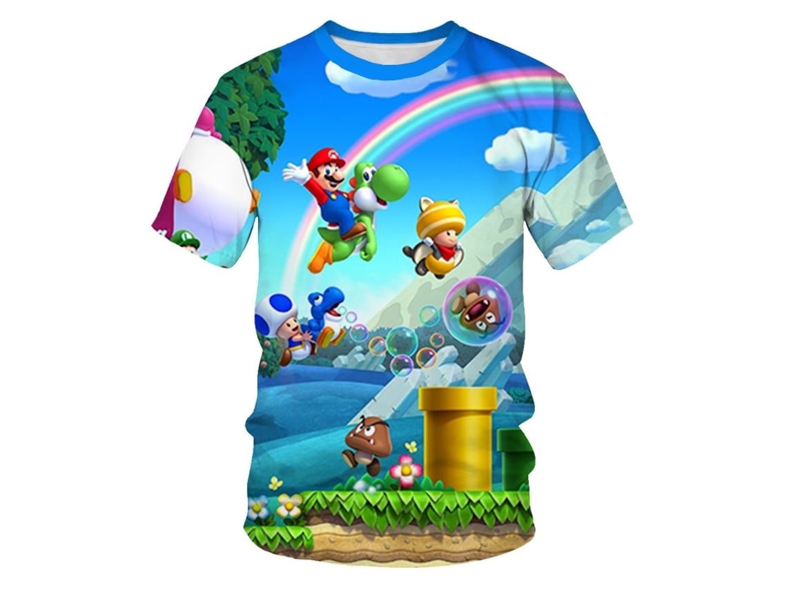 Camisetas de mario bros best sale para niños