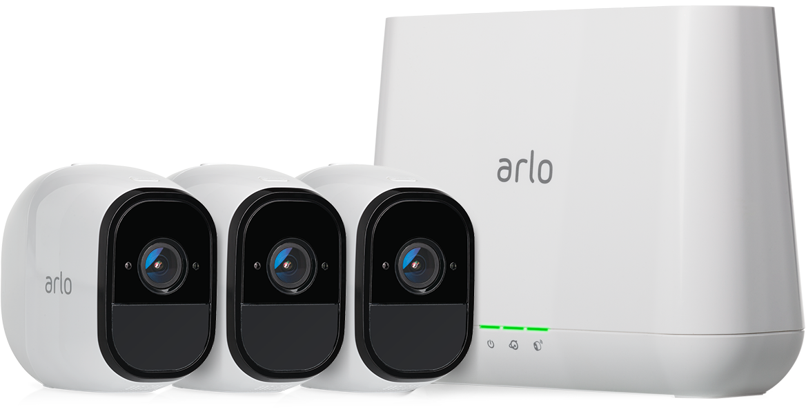 Arlo Pro Vms4230 sistema de seguridad y vigilancia 3 sin cables con base sirena recargable interiorexterior nocturna audio bidireccional 130º nescafé dolce gusto latte machiato netgear inteligente vms4330100eus vms4330 kit videovigilancia