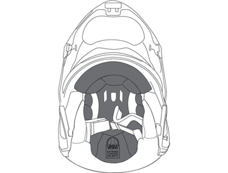 Forro de Casco AGV Sportmodular Top Pad