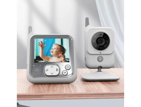 Baby Monitor VB607 Monitor de bebé Monitor para bebés con Intercoming Bidireccional de Voice 3.2 Polegadasue GENERIC