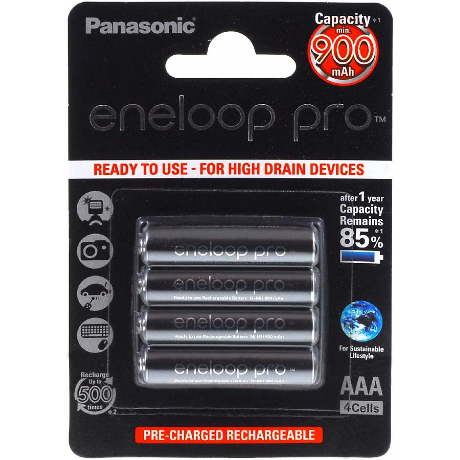 Pila PANASONIC para eneloop Pro