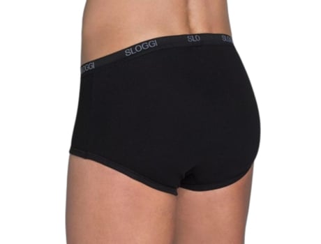 Boxer para Hombre SLOGGI (S - Negro)