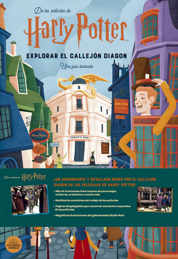 Libro Harry Potter: Explorar El Callejón Diagon. Una Guía Ilustrada de Jody Revenson (Español)