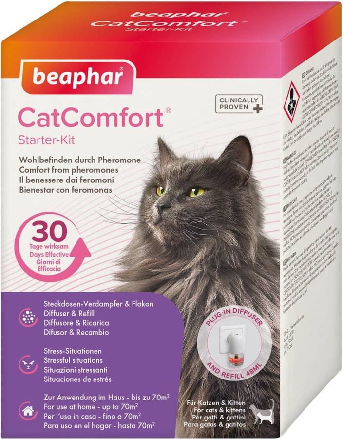 Difusores y Recarga para Gatos BEAPHAR CatConfort (48ml)