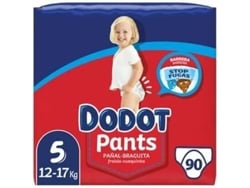 Pañales Calzoncillos DODOT Pants (T5 - 12kg a 17kg - 90 Unidades - Pack 3x30 Unidades)