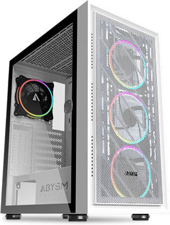 Caja PC ABYSM Danube (ATX Tower - Blanco)