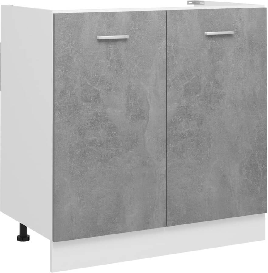 Armário Inferior VIDAXL Sink Bottom Cabinet 801200 (Madera Artificial - 80 x 46 x 81.5 cm)