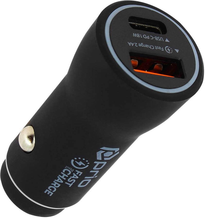 Cargador de Mechero PRIO USB/USB-C