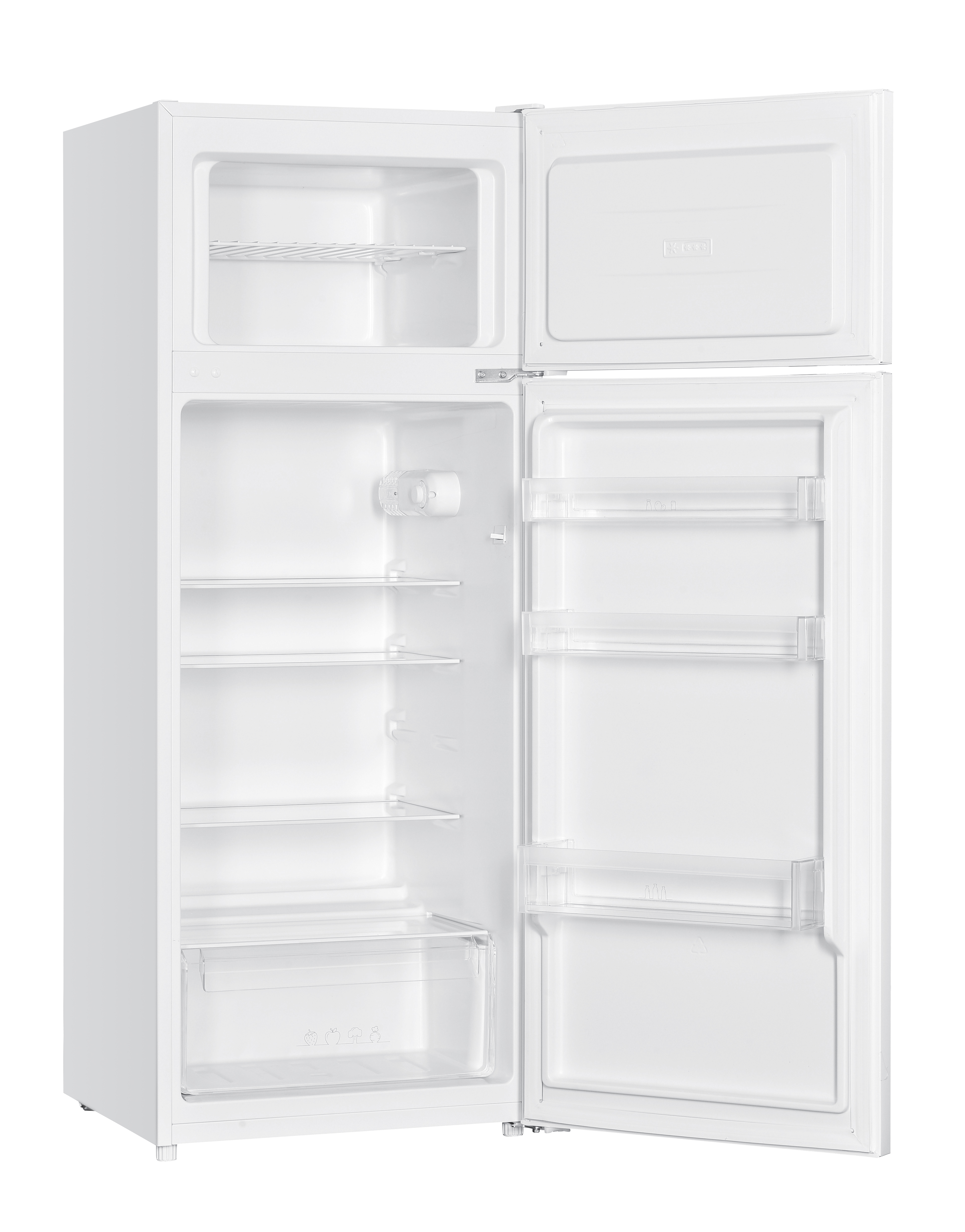 Frigorífico 2 puertas KUNFT KDD5195 (Estático - 143 cm - 206 L - Blanco)