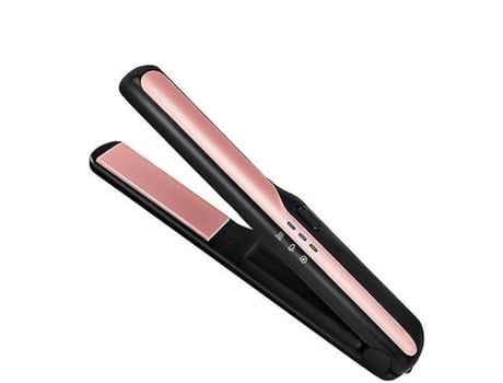 Plancha de pelo inalámbrica recargable con temperatura ajustable, color negro BISBISOUS