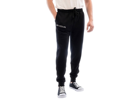 Pantalones de Chándal Unisex GIVOVA (L - Negro)